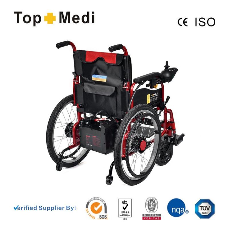 Rehabilitation Medical Products Electric Wheelchair with Shock Absorption Design