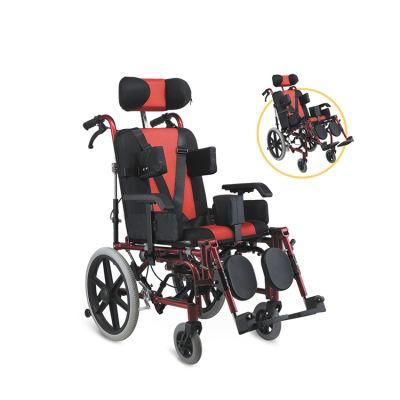 Foldable and Stiffened Wheelchair for Disabled Elderly Patient