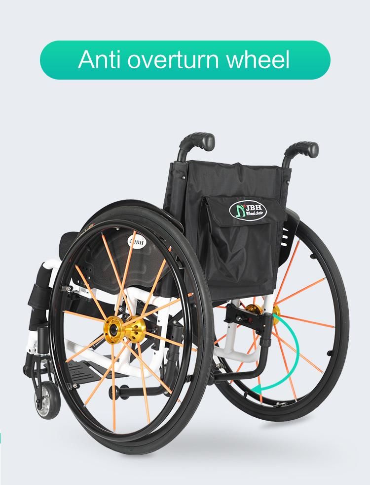 CE Lightweight Most Fashionable Sports Manual Aluminum Portable Foldable Wheel Chair