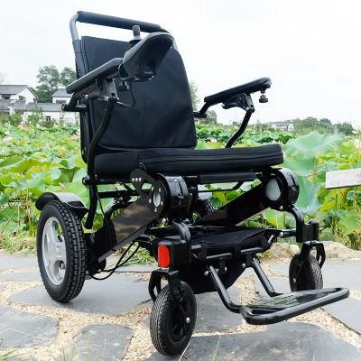 Lightweight Foldable Lithium Battery Electric Wheelchair for Elderly People