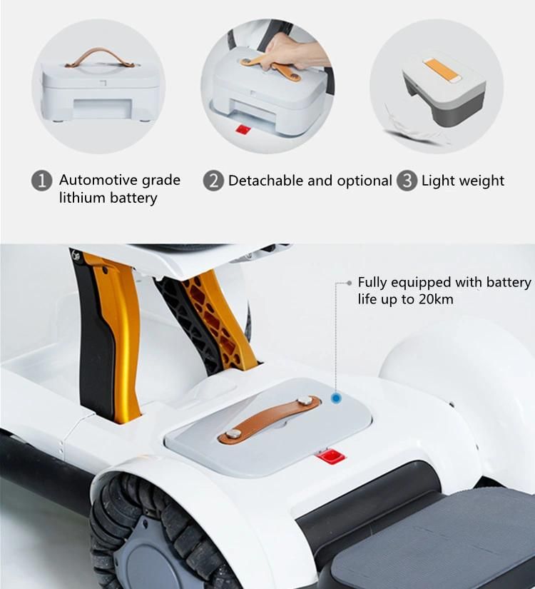 Factory Manufacturer Sale Light Weight Foldable Automatic Electric Wheelchair for The Disabled