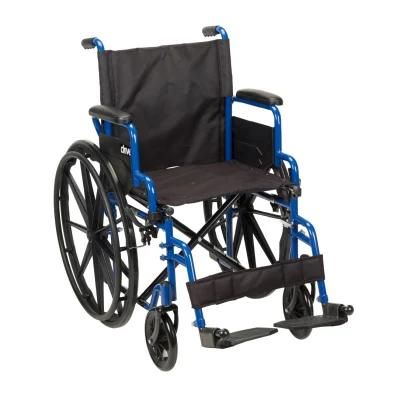 Hot Shanghai Brother Medical Silla De Ruedas Konfort Standard Elevable Elevating Leg Drive Wheelchair with RoHS