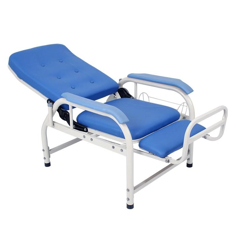 HS5801 Cheap Price Hospital Manual Dialysis Chair Clinical IV Infusion Chair with Armrest for Patient