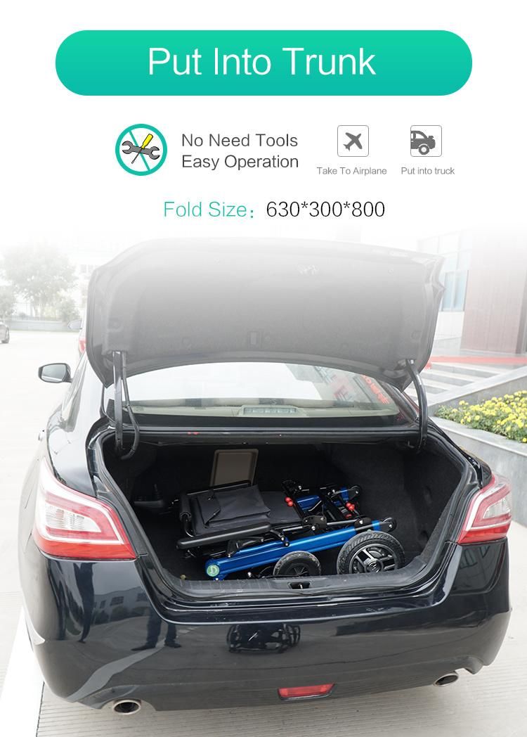 500mm Seat Width Folding Cheap Price Electric Wheelchair