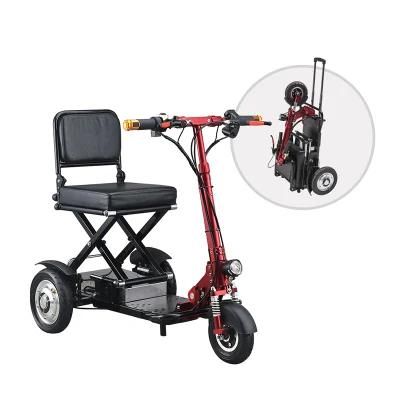 Handicapped Lightweight Easy Folding Aluminum Electric Mobility Scooter