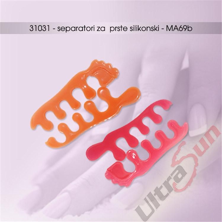Breathable Silicon Gel Toe Separators Soft Comfortable Silicone Toe Separator