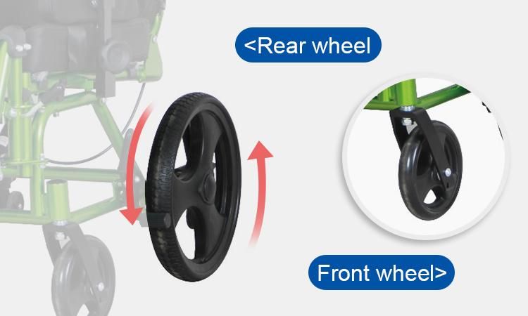 45 Adjustable Seat Adjustable Backrest Wheel Chair Hemiplegic Economic Adult Cerebral Palsy Wheelchair Wheelchairs Reclining Cerebral Palsy Wheelchair
