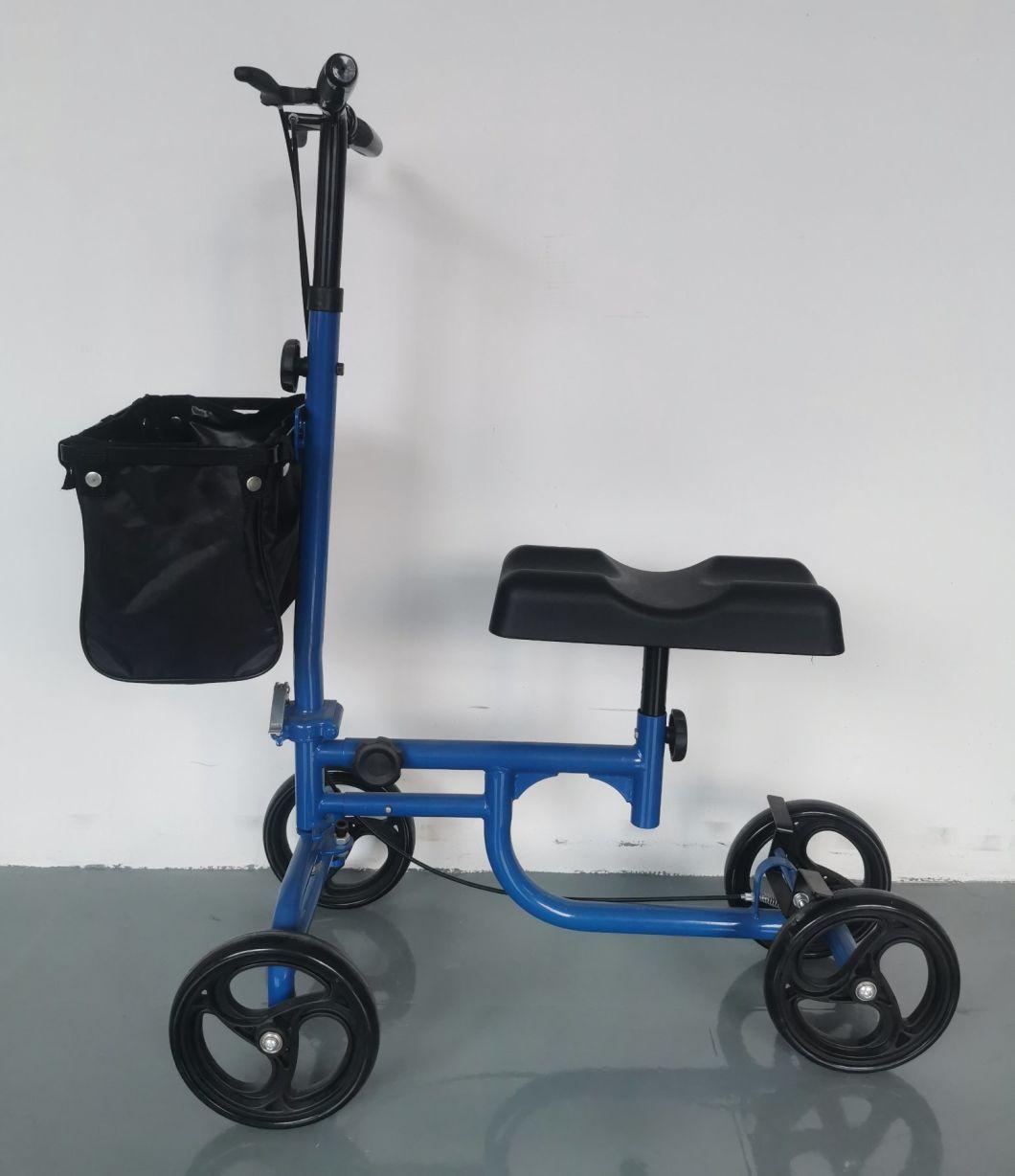 Rollator Walker Foldable Knee Scooter Knee Walker Disabled Scooter / Wheelchair