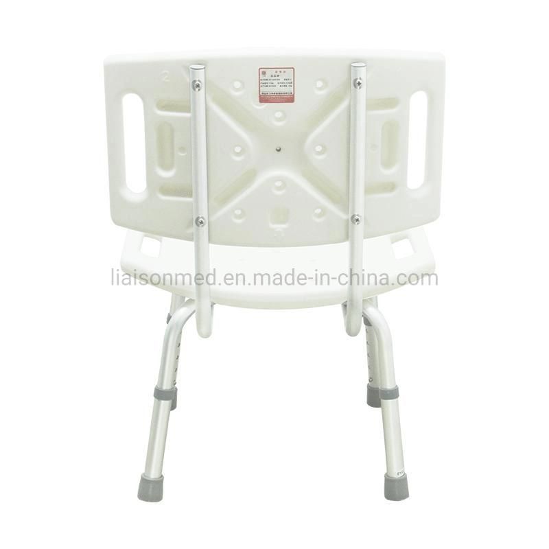 Mn-Xzy001 Manual Adjustable Medical Aluminum Disabled Bathroom Chair