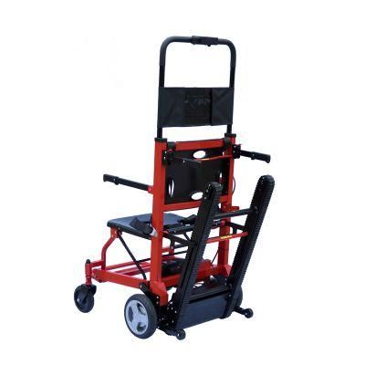 Folding Ambulance Electric Stair Wheelchair Stretcher with Track