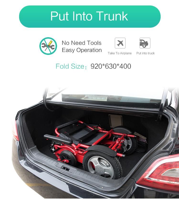 Remote Controlled Electric Wheelchair with Cheap Price