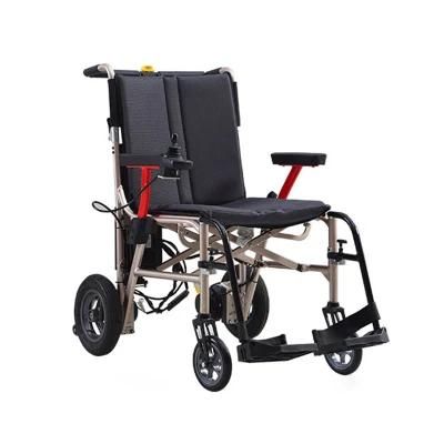 China 100kg Topmedi Wheel Chair Power Folding Airplane Stair Climbing Wheelchair with ISO