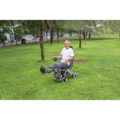 aluminum Alloy Motorized Quick Foldable Wheelchair Model E08 Ce, ISO13485