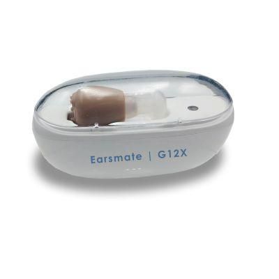 Earsmate in Ear Rechargeable Hearing Aid Price Wholesale Hearing Amplifier for Adults and Seniors Deaf G12X