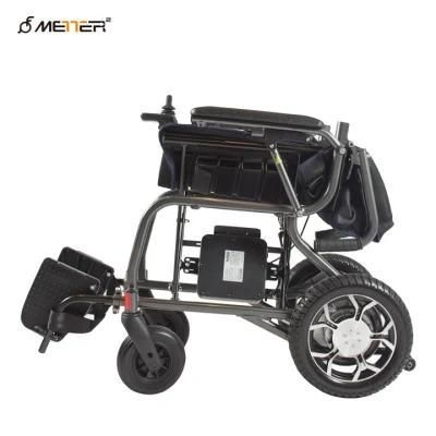 Aluminium Alloy Brushless Motor Electric Power Folding Wheelchair