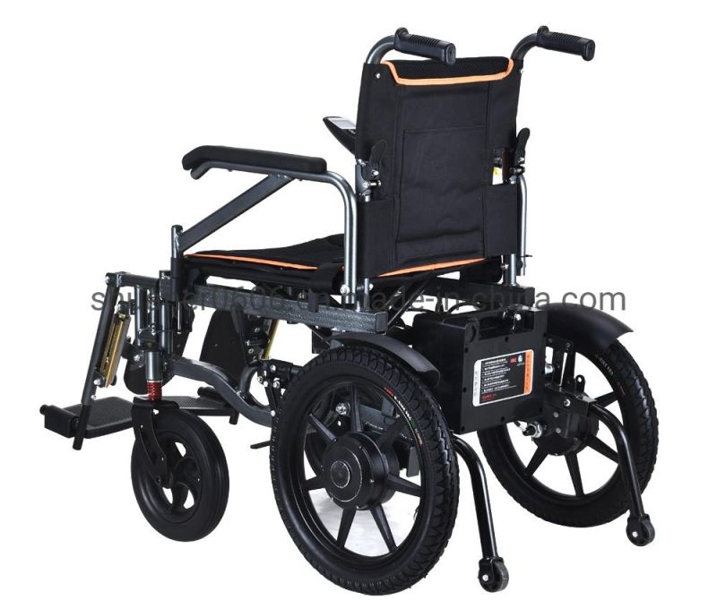 New Medical Equipment Foldable Electric Wheelchair Aluminum Lightweight Power Wheel Chair Power Wheelchair