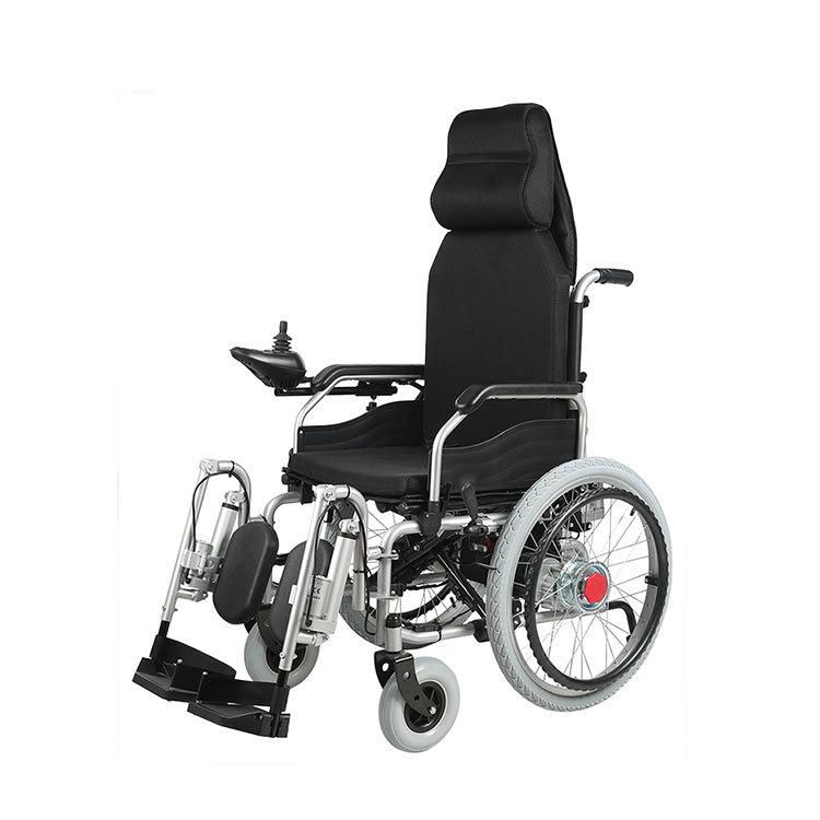 Topmedi Wholesale Automatic Folding High Strength Steel Power Electric Wheelchair