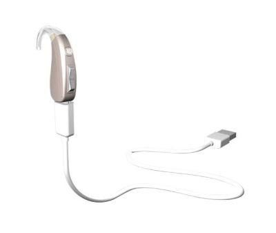 Hot-Selling Rechargeable Bte Hearing Aid with USB Charging Port