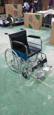ISO 9001, 13485, CE New Disabled Scooter Wheel Chair 809 Wheelchair with Cheap Price
