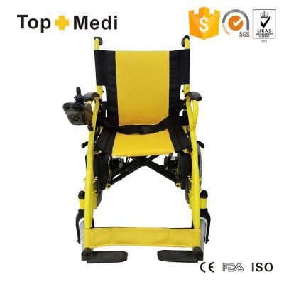 Topmedi Cheapest Folding Power Electric Wheelchair