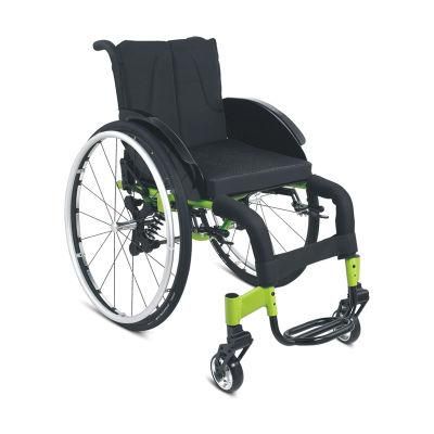 Topmedi 2022 New Ultra Lightweight Manual Sport Wheelchairs with Suspension System