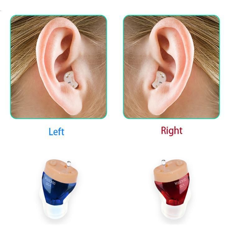 Wholesale Elderly Amplifier Mini Invisible Headphones Radio Accessories Hearing Aid