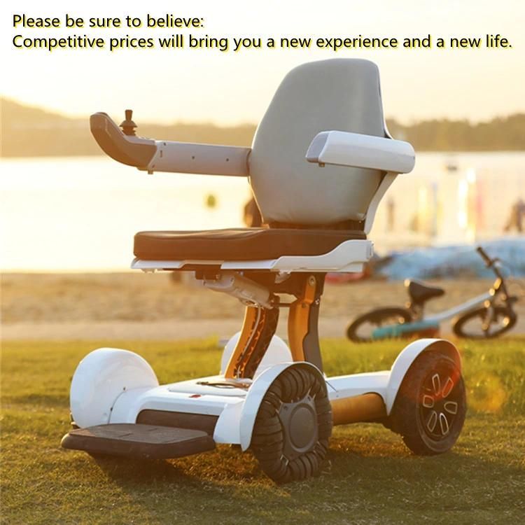 Factory Manufacturer Sale Light Weight Foldable Automatic Electric Wheelchair for The Disabled