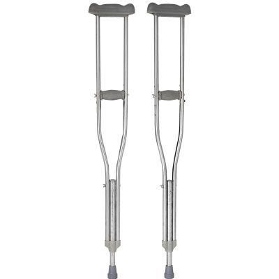 Medical Portable Aluminum Walking Stick Aluminum Crutch Elbow Crutches Non-Slip Underarm Crutches