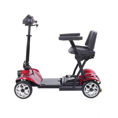 China Ghmed Standard Package Electric Wheelchair Motor 4 Wheel Folding Mobility Scooter