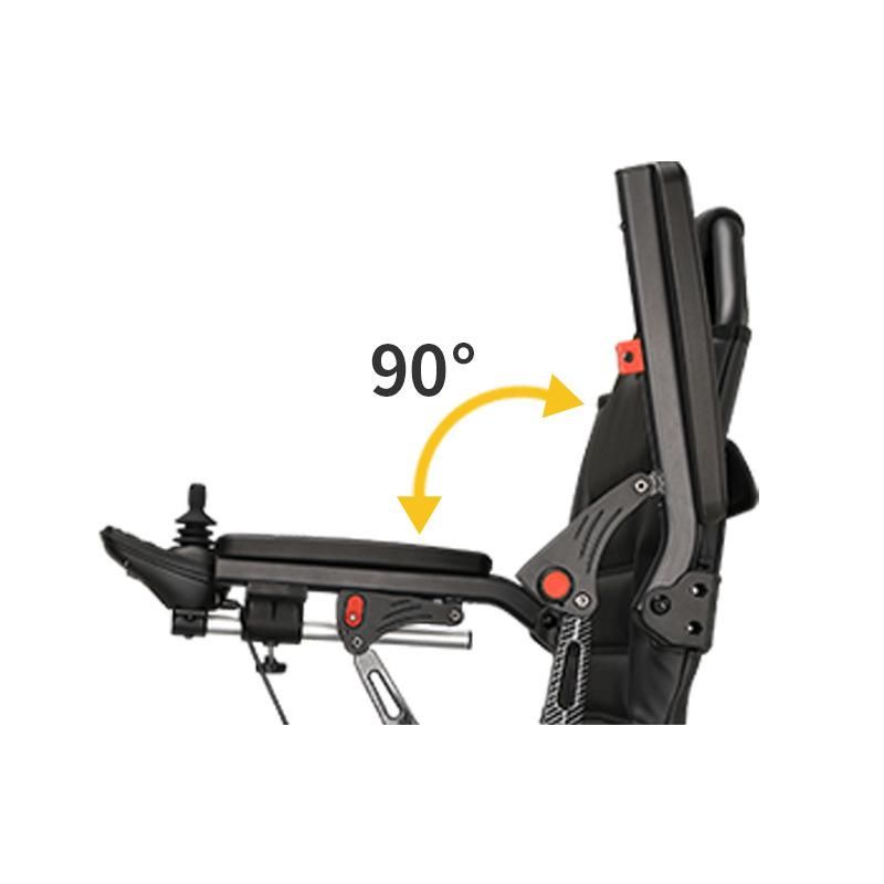 Automatic Lightweight Magnesium Alloy Powered Outdoor Mobility Motorized Electric Wheelchair