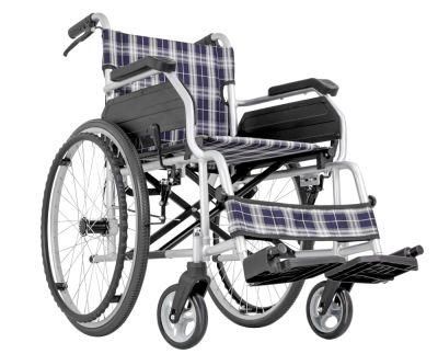 Foldable Fixed Armrest Lightweight Manual Wheelchair