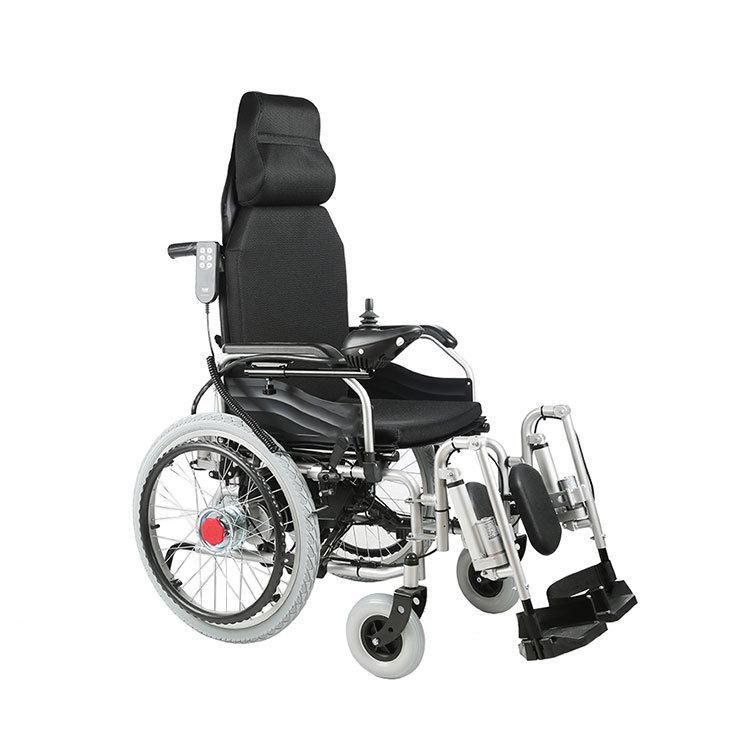 Topmedi Reclining Highback Mobility Cheap Price Steel Power Electric Wheelchair