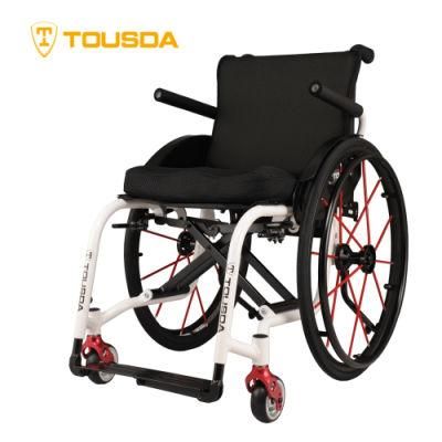 Tousda Aluminum Motorized Disabled/ Lightweight Folding Sport /Manual /Automatic Mobility Power Electric Wheelchair with CE FDA ISO