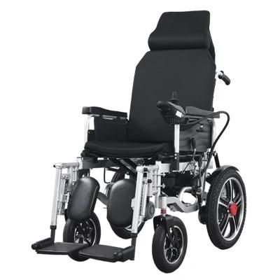 High Quality Folding Electric Power Aluminium Wheelchair Multi Functions