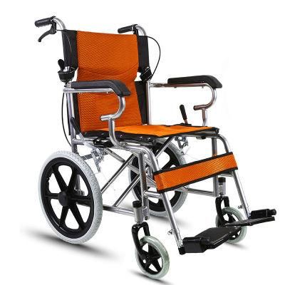 UL Approved Aluminium Alloy Ghmed Standard Package Folding Wheelchair Wheel Chair