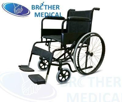 PVC Seat Manual Handicapped Easy Handle Wheelchair From China Supplier
