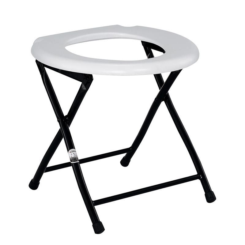 Portable Folding Commode Chair with Toilet Seat