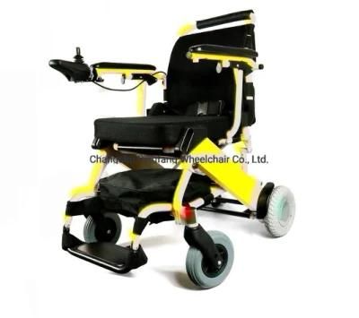 Aluminum Portable Lightweight Brushless Folding E Electric Wheelchair with Ce