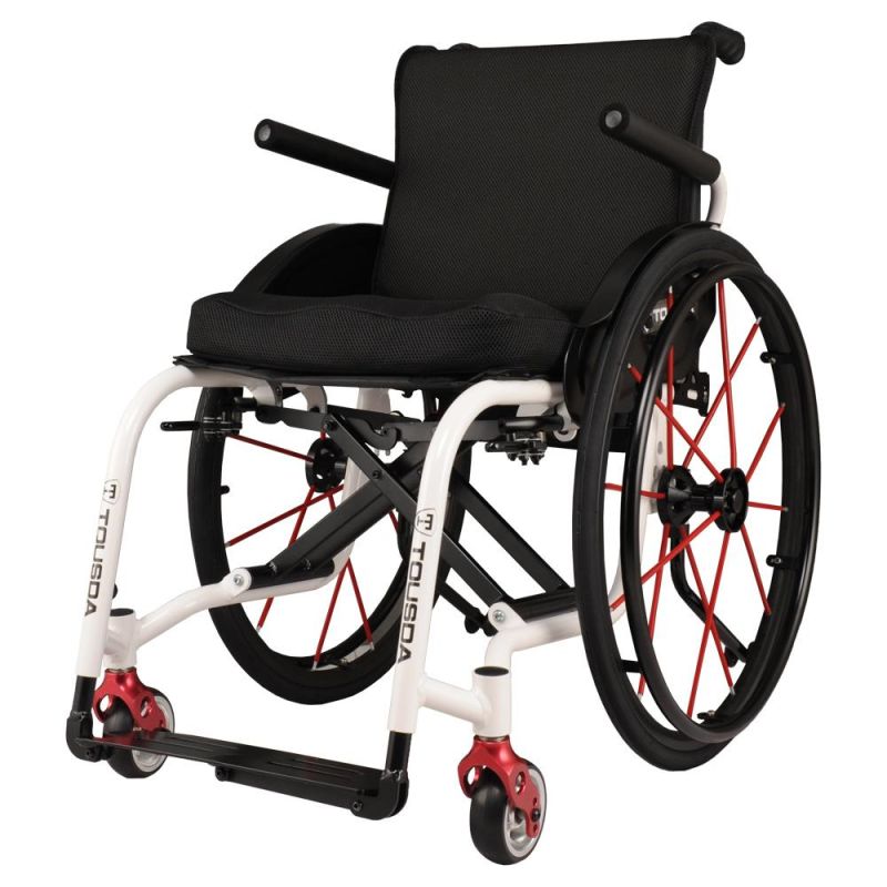 New Arrival Physical Therapy Rehabilitation Equipment Healthcare Home Health Care Heavy Duty Durable Strong Compact Shock Absorbing Suspension System Wheelchair