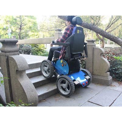 Across Both Sides Aluminium Alloy Rockwell Chair Stair Climbing Wheelchair