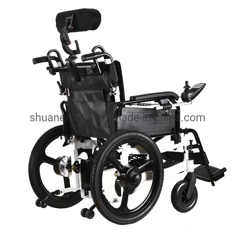 Mobility Scooter Electric Power Wheelchair Durable Intelligent Folding Electric Wheelchair
