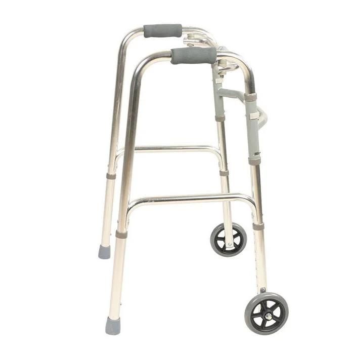 High Quality Medical Aluminum Adult Walker for Disabled Walking Rollator