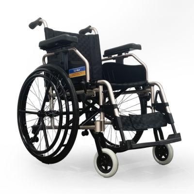 Leisure Mnaual Wheelchair Alluminum Portable Wheelchair Taw908lqf