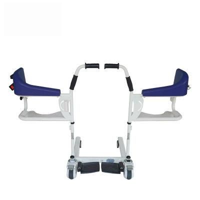 Home Use Open at Back Toilet Chair Patient Liftwheel Chair Commode for Disabled People