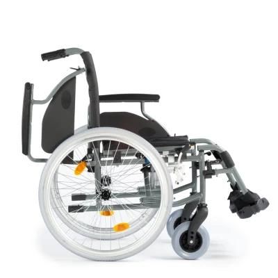 China Tilted Brother Medical Manual Folding Wheel Chair Price Aluminum Wheelchair with CE Bme 4636