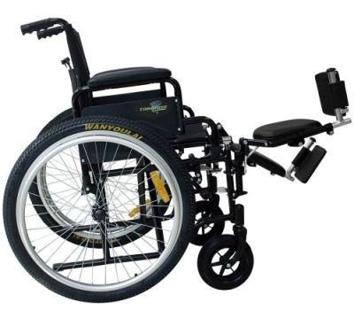 Durable Wheelchair with Mag Rear Wheel Popular in Mexico