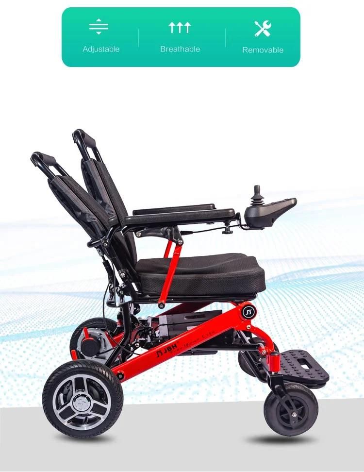 USA Hot Selling Aluminium Alloy Power Folding Lightweight Electric Wheelchair