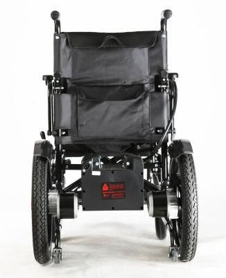 Folding Topmedi Carton Package 90X48X85 Cm Motor Electric Wheelchair with ISO