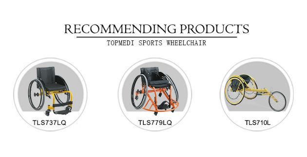 Topmedi Aluminum Manual Basketball Sport Wheelchair