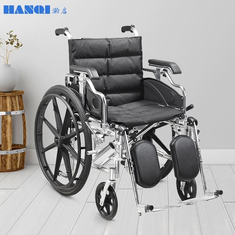 Hq903L High Quality Medical Manual Lightweight Fordable Wheelchair